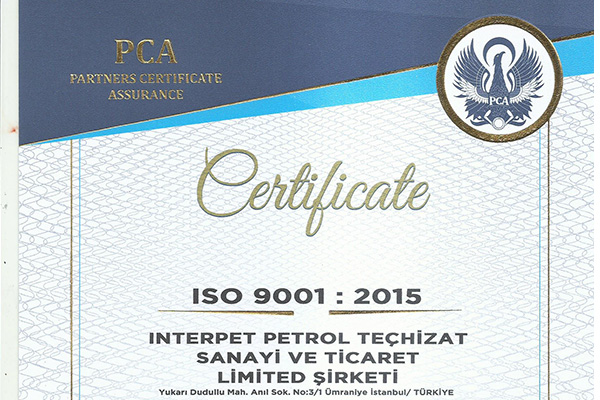 İnterpet Belgeler ISO 9001 : 2015