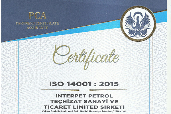 İnterpet Belgeler ISO 14001 : 2015