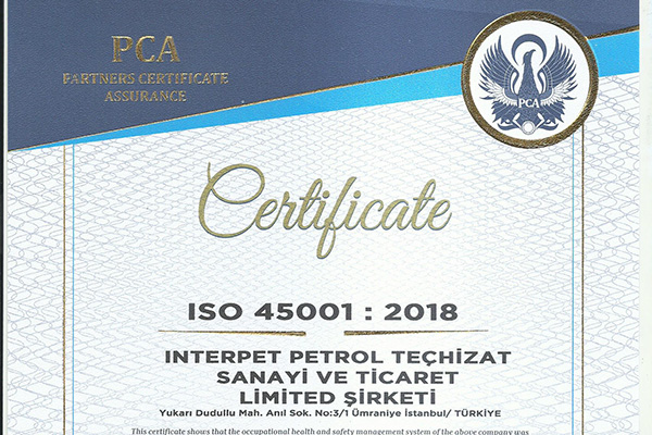 İnterpet Belgeler ISO 45001 : 2018