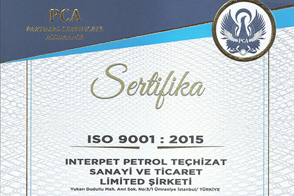 İnterpet Belgeler ISO 9001 : 2015