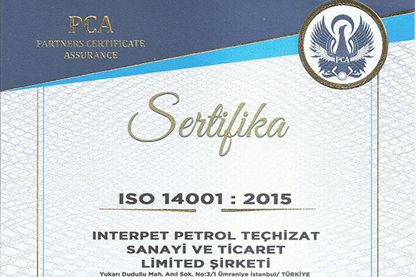 İnterpet Belgeler ISO 14001 : 2015