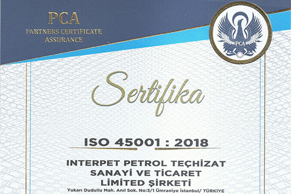 İnterpet Belgeler ISO 45001 : 2018